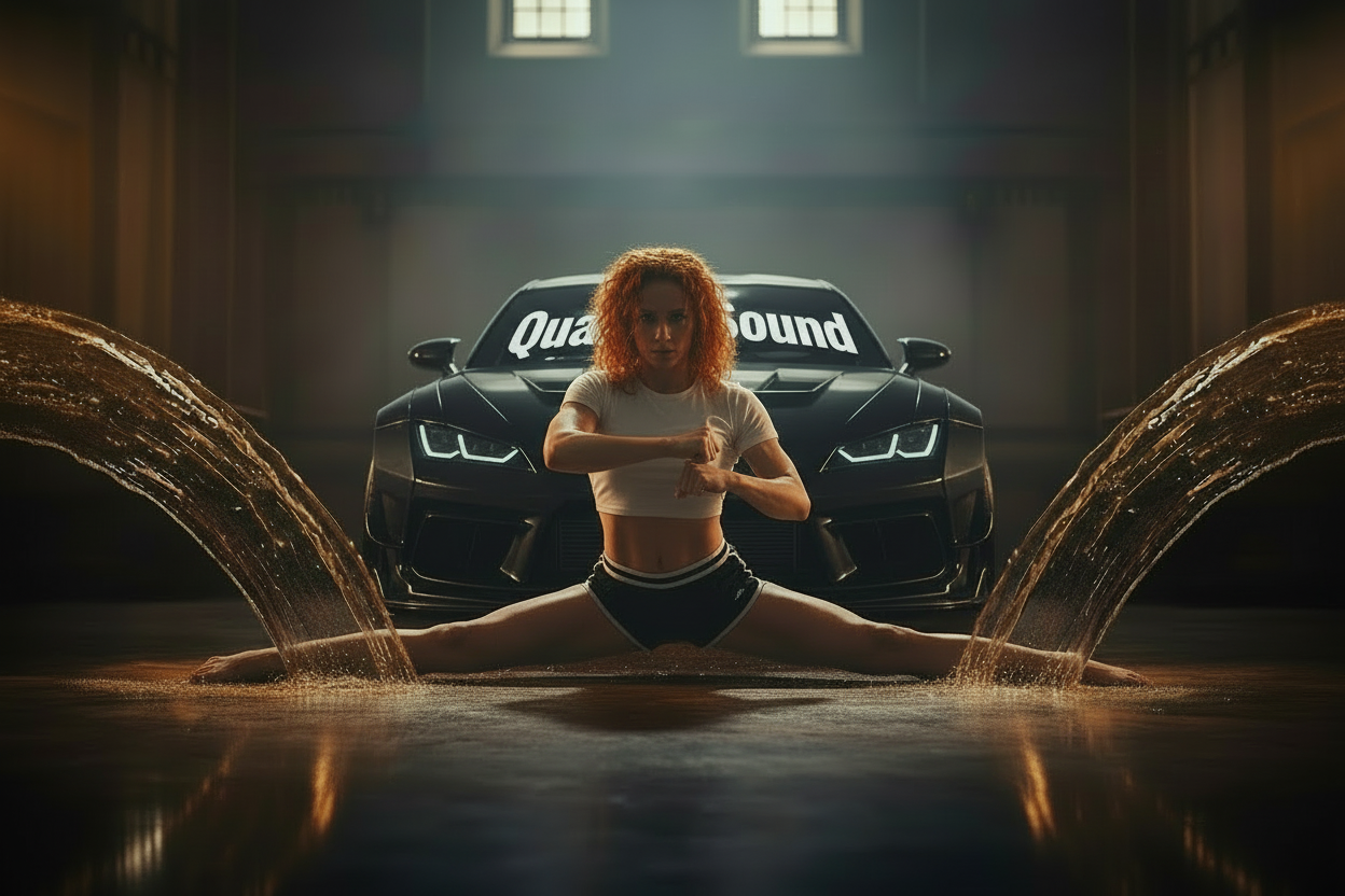 Different Martial Artist with Quality Sound Widebody Car