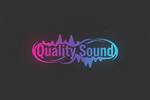Quality Sound Grey Background Logo
